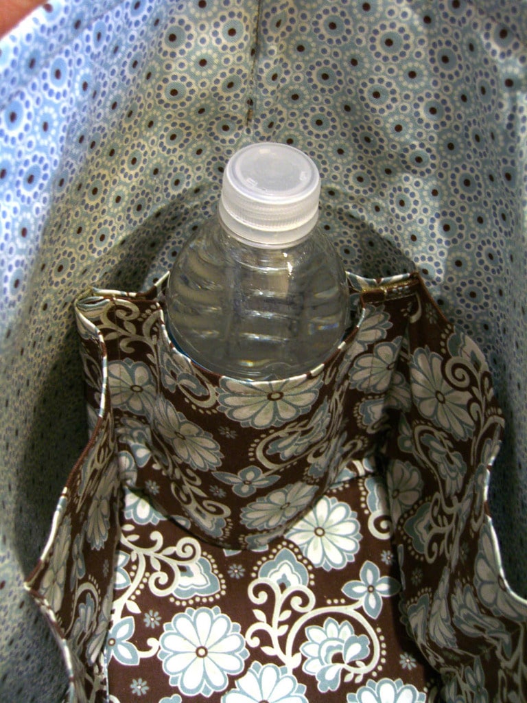 Bottle Pocket Tote Bags for Women