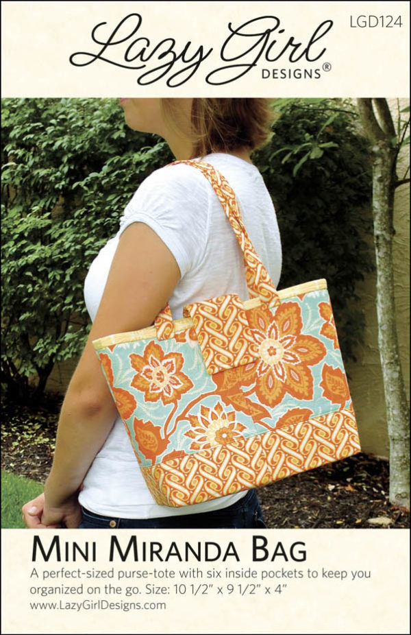 New Pattern: Mini Miranda Bag Debuts at Quilt Market - Lazy Girl Designs