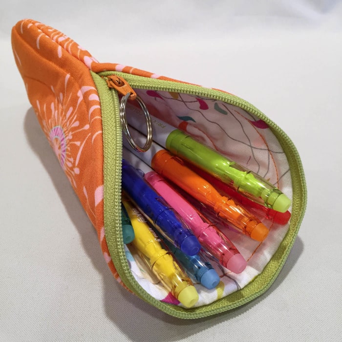 Cool and funky banana shaped small zipper pouches, great for pencil case,  glasses case, sewing supplies, …