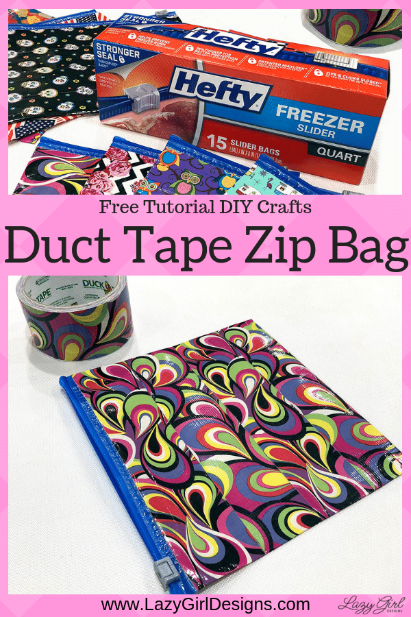 How To Make Duct Tape Zip Bags That Will Delight