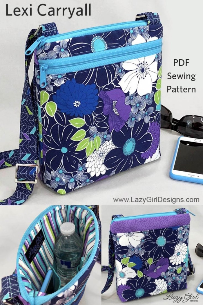 Crossbody Bag Free Patterns – diy pouch and bag with sewingtimes